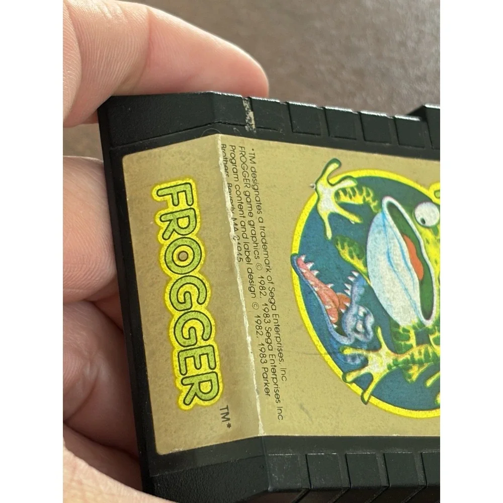Vintage Parker Brothers Frogger by Sega Video Game Intellivision Cartridge Only